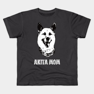 Akita Mom Akita Inu Graphic Kids T-Shirt